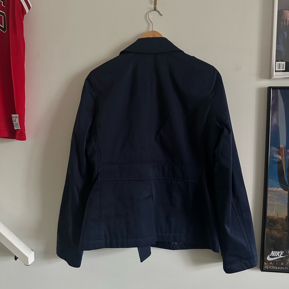 coach navy designer button down jacket 🪬 - Picture 2 of 5